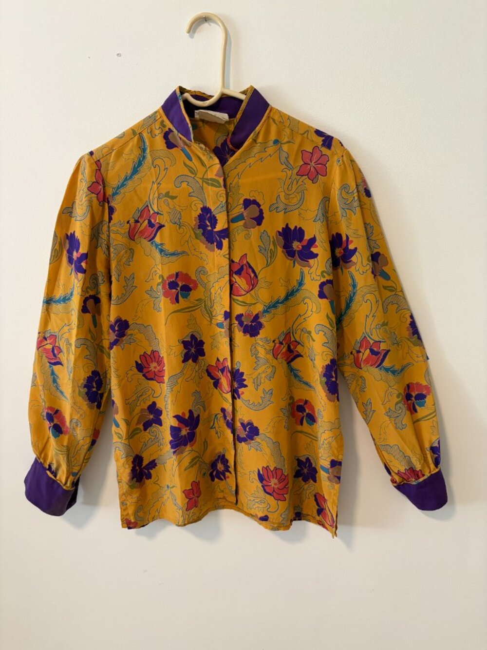 Silk Blouse Boho Medium